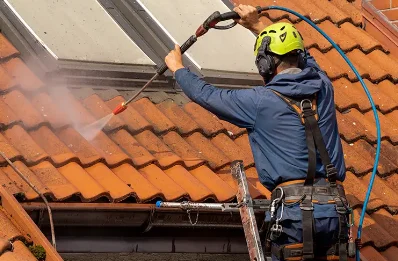 Démoussage et hydrofuge de toiture à Gelucourt